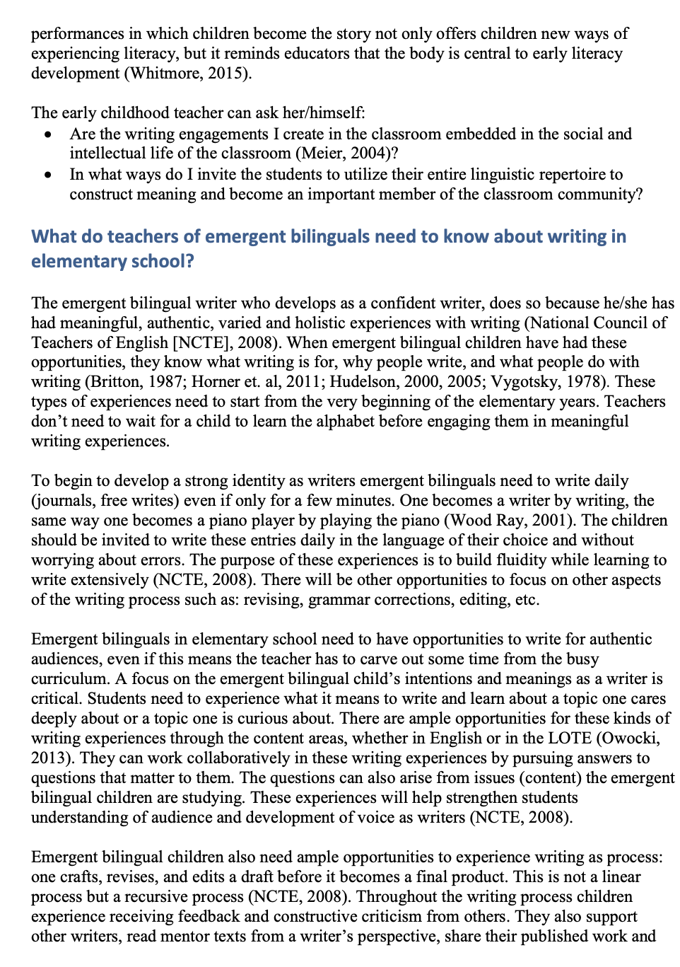 Question: What action steps are taken to ensure