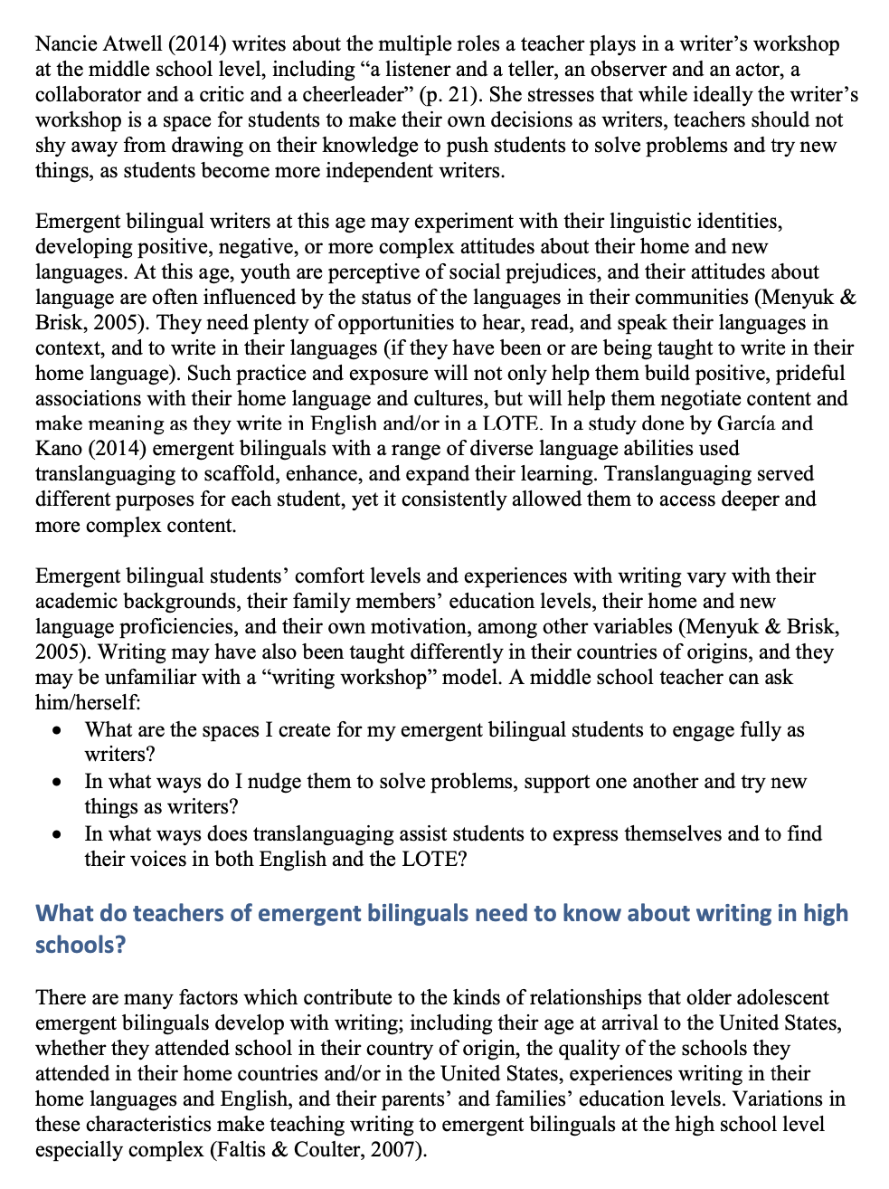 Question: What action steps are taken to ensure