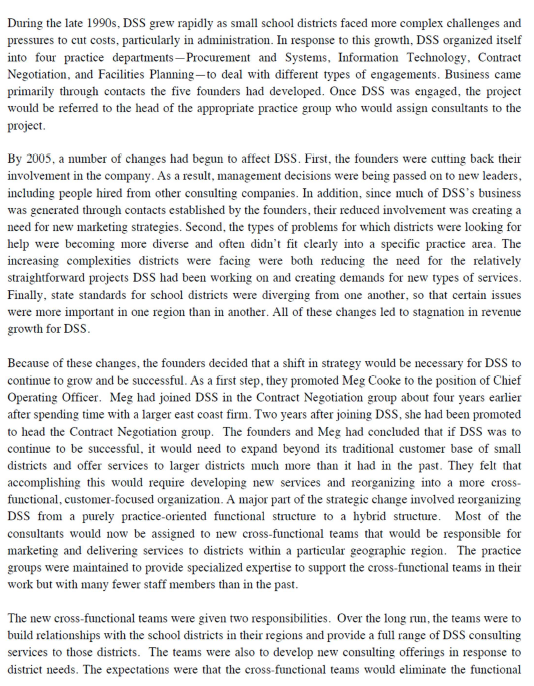 1.Identify the TWO management Challenges faced by