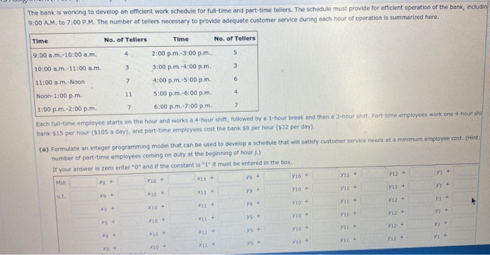 The bank is working to develop an efficient work