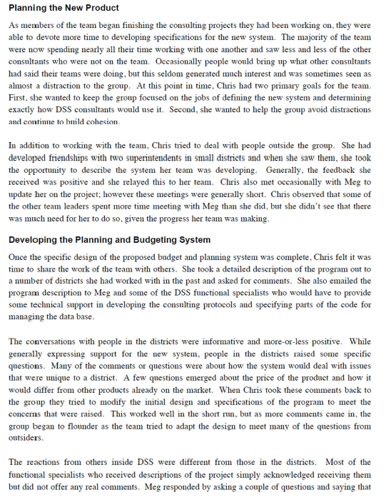 1.Identify the TWO management Challenges faced by