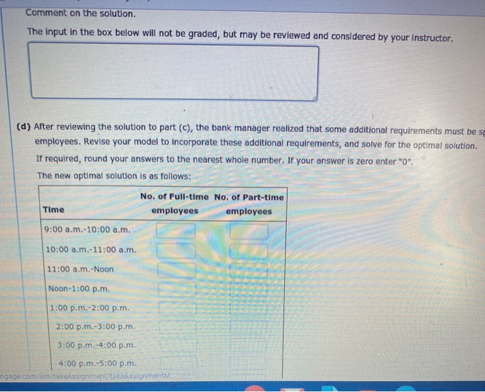 The bank is working to develop an efficient work