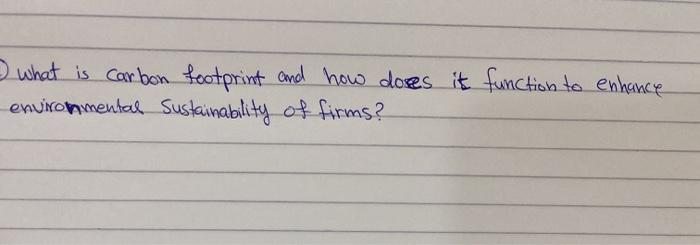 2 what is carbon footprint and how does it