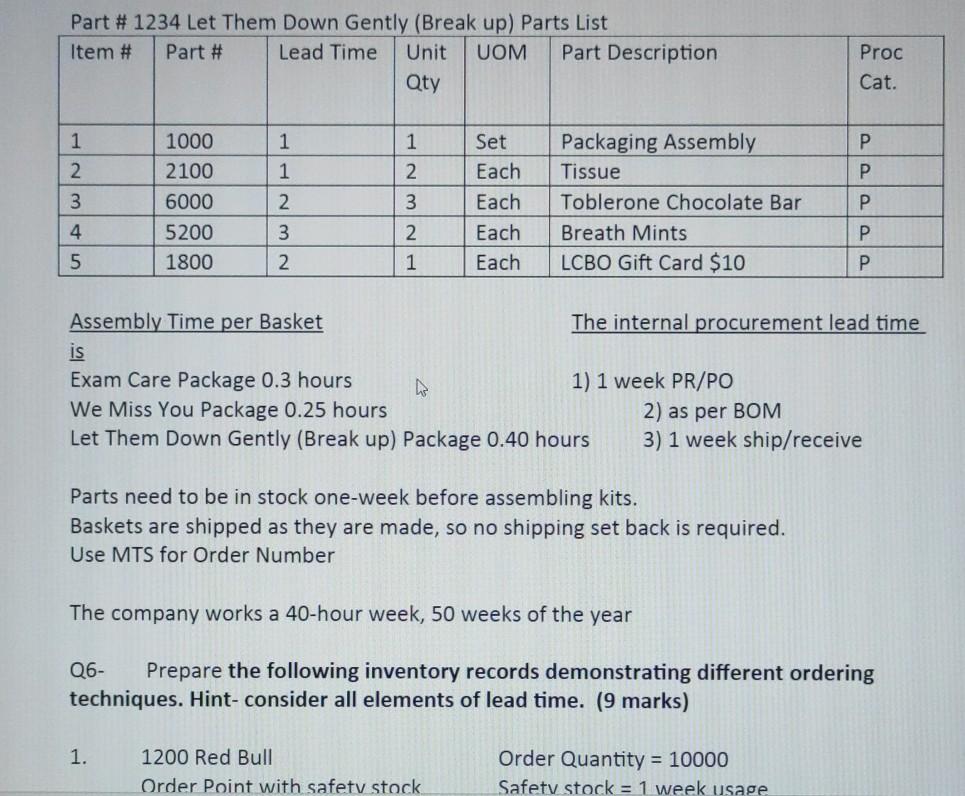 please answer these questions Part # 1561- Exam