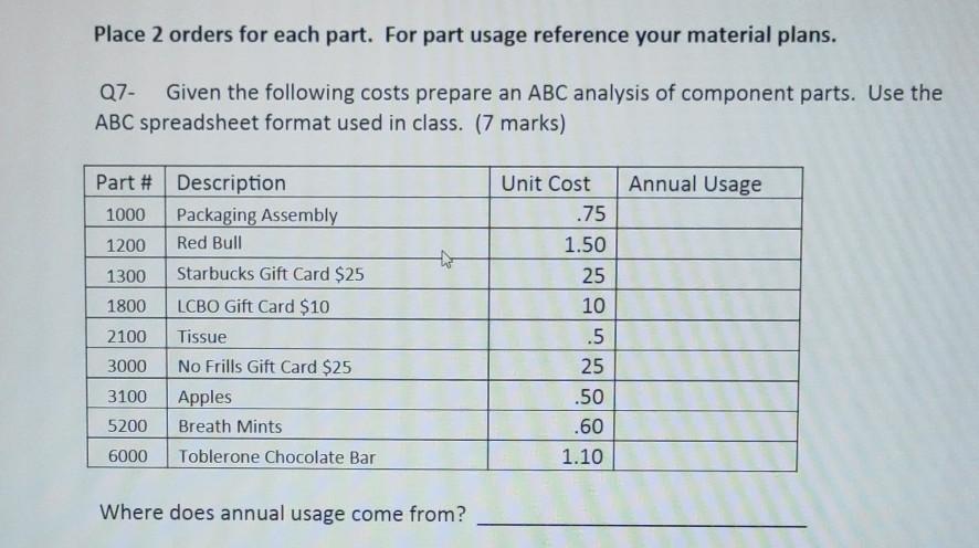 please answer these questions Part # 1561- Exam