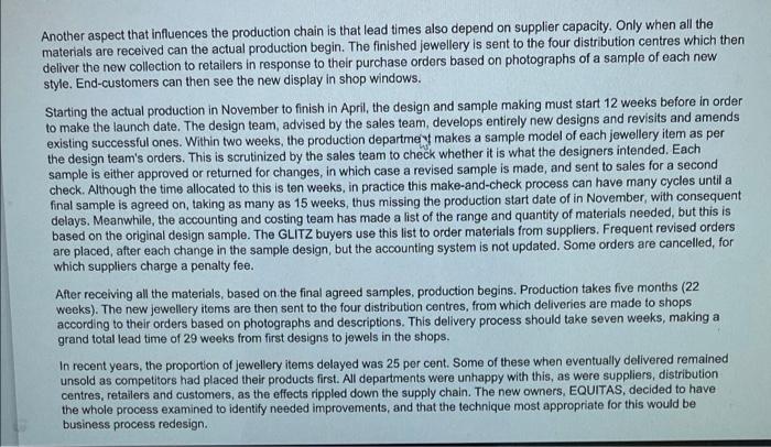 Based on the mentioned case study, please make an