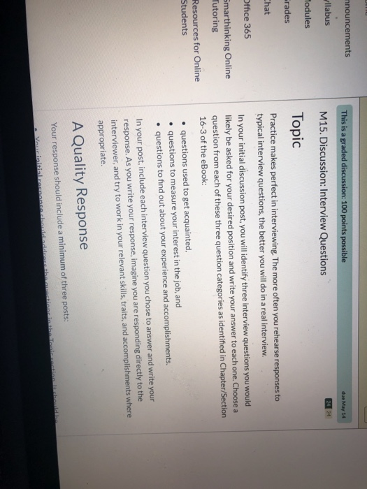 type answer please mnouncements This is a graded