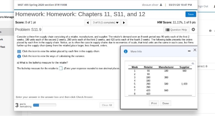 MGT 455 Spring 2020 section ETR1100B devaun