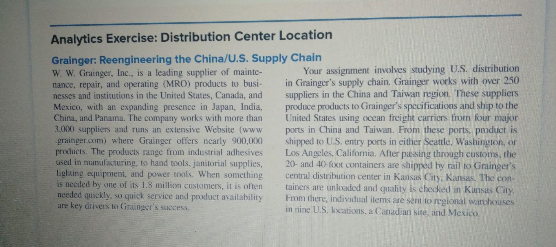 i need answer asap thank you Analytics Exercise: