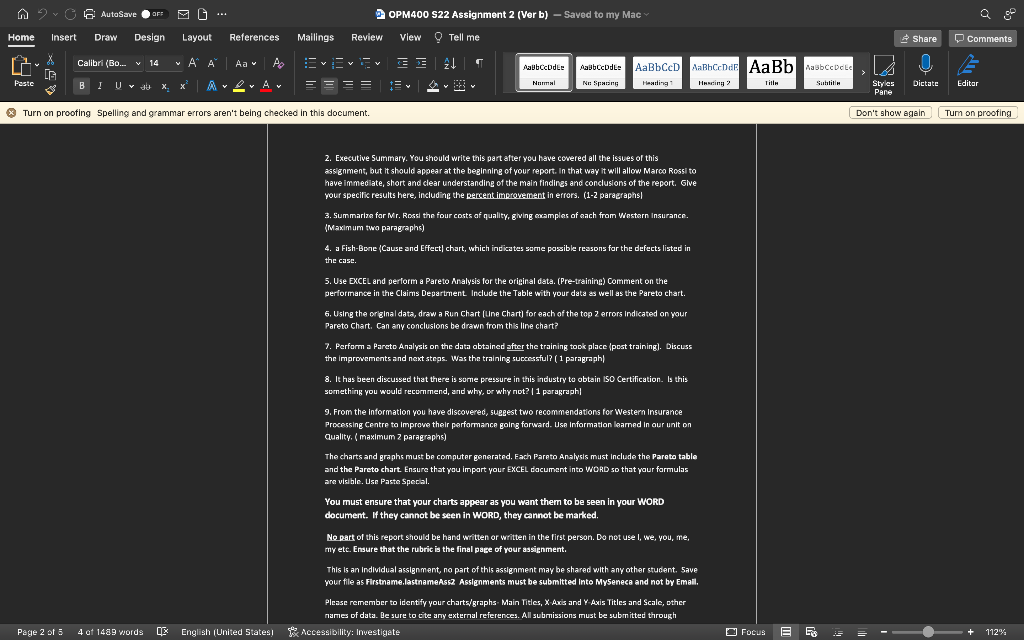 I need help with the whole assignment Q Turn on