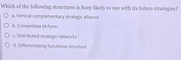Why will it be difficult for Sony's Electronics