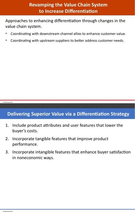 Explain the major avenues for achieving a