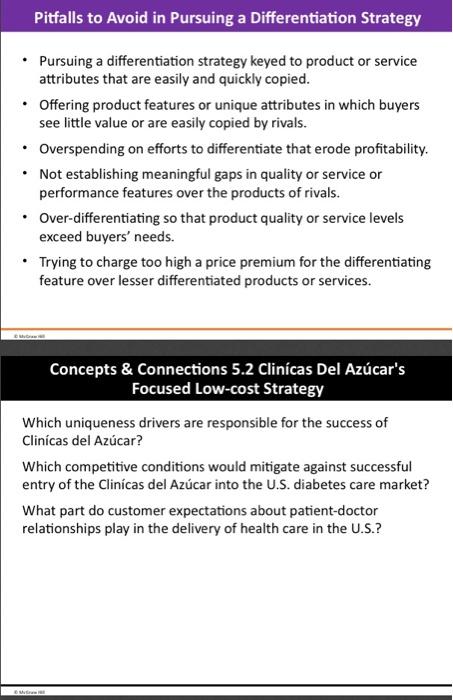 Explain the major avenues for achieving a