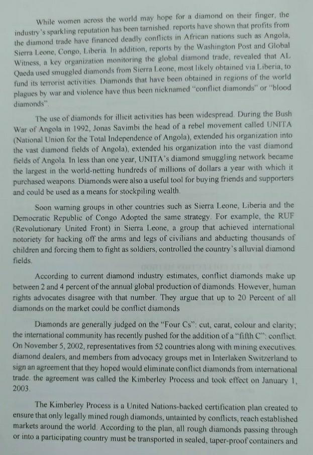 international business Question : What actions,