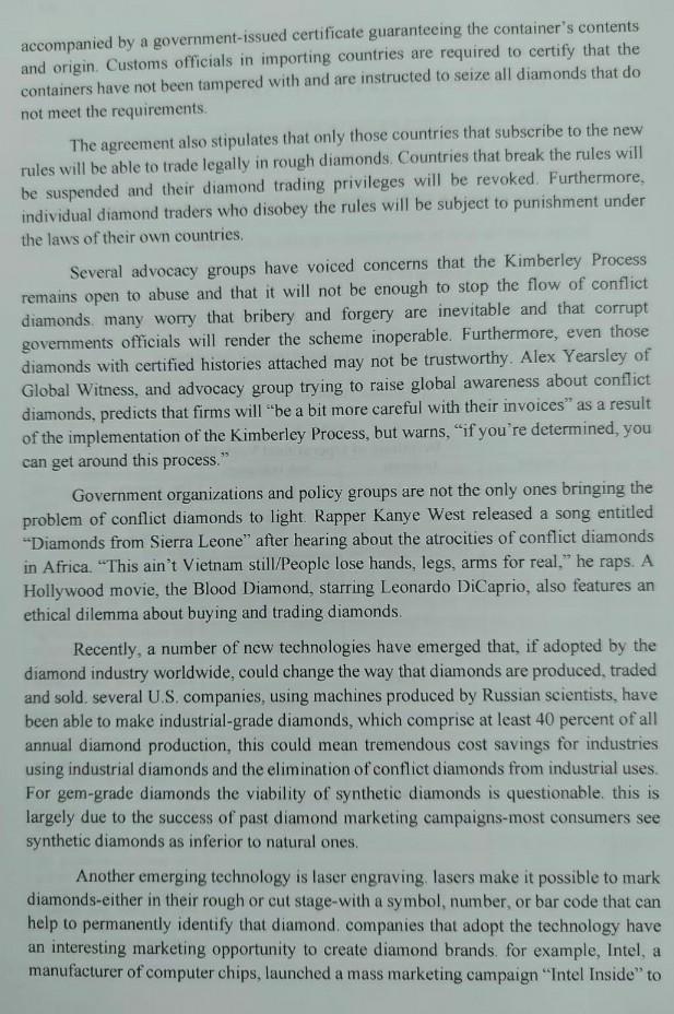 international business Question : What actions,