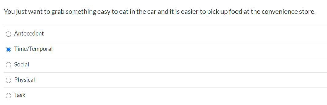 Marketing: You just want to grab something easy