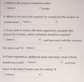please explain and show work The activities