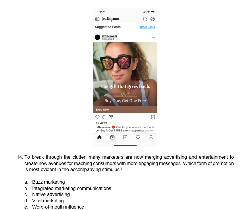 1:44 Instagram Suggested Posts Older Posts
