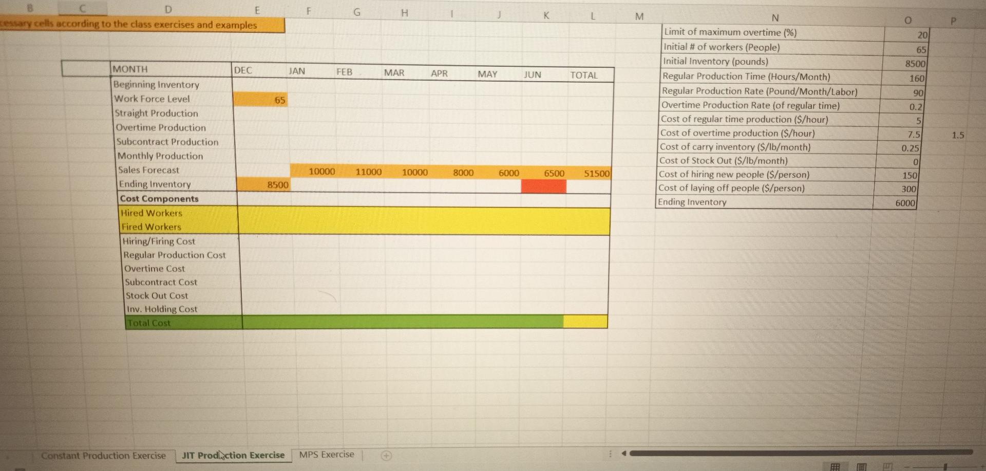Need help with these exercises please, Constant