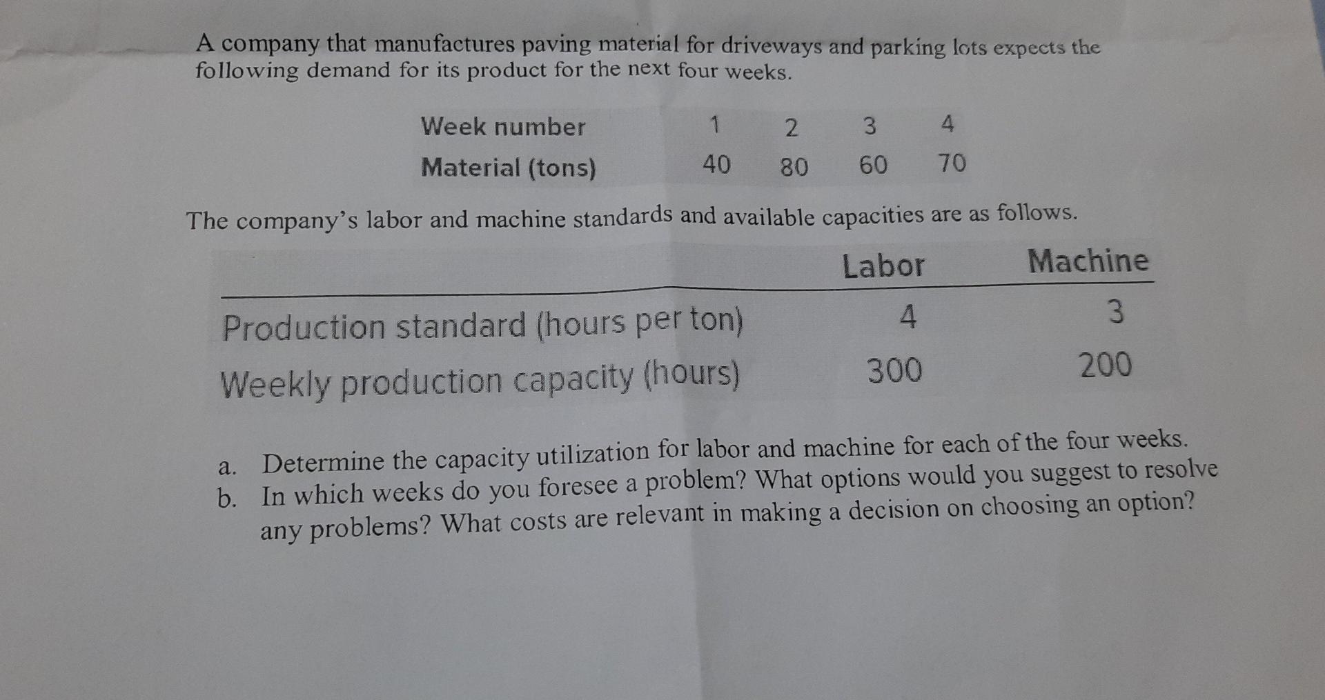 Problem 2 (8 pts) The following table lists the