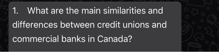 500 words 1. What are the main similarities and