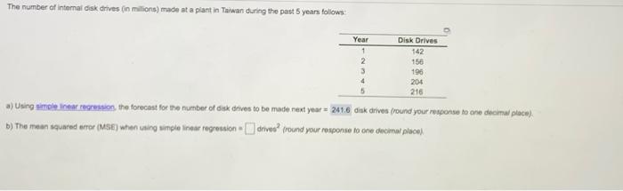what is the MSE AND MAP The number of intemal dok