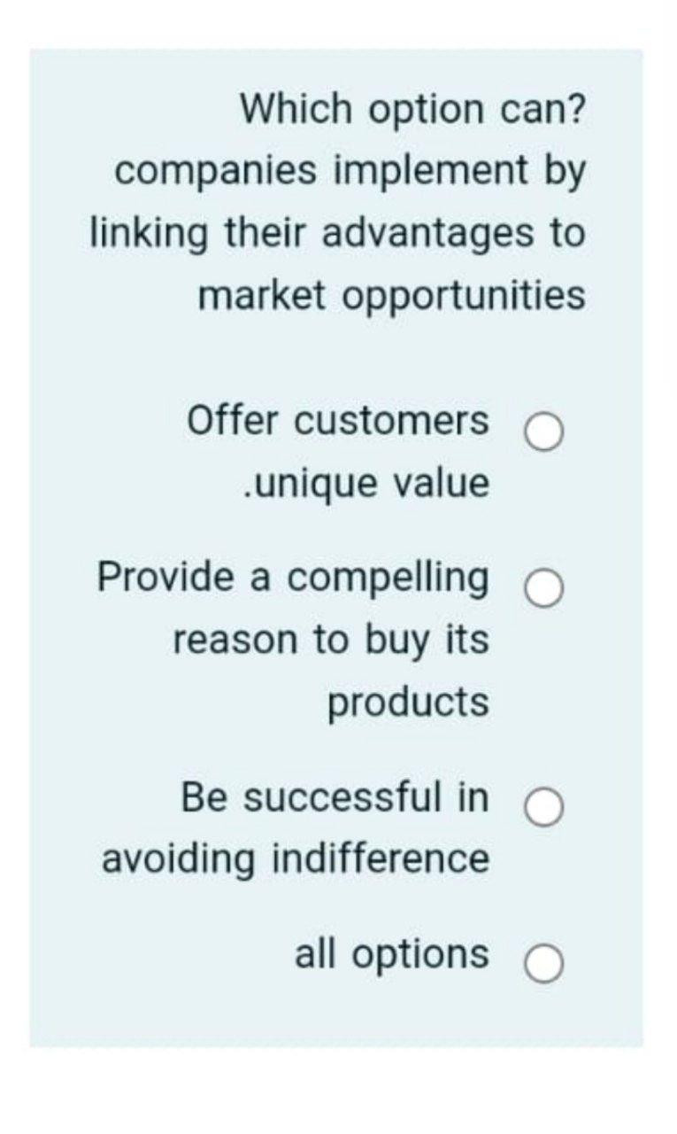 Which option can? companies implement by linking