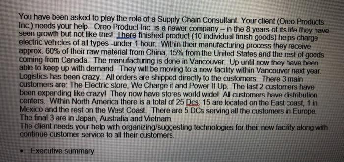 Hello can anyone help me create an executive