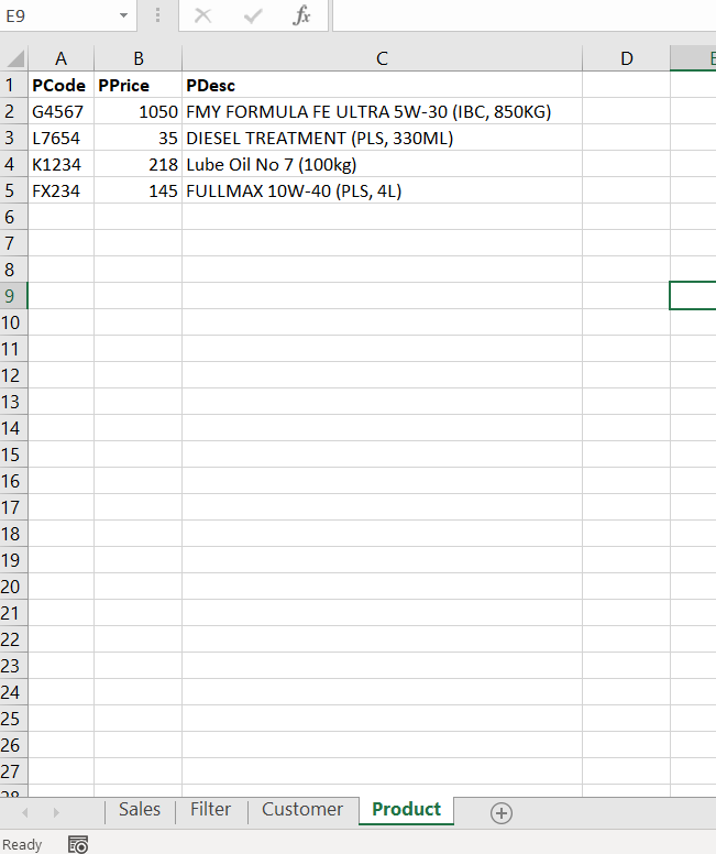 I need this problem to be solved in Excel VBA