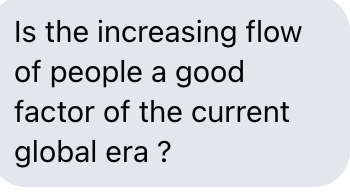 In your own word. Please answer this question? Is