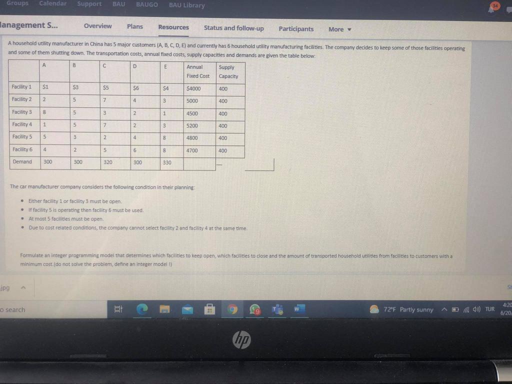 Groups Calendar Support BAU BAUGO BAU Library
