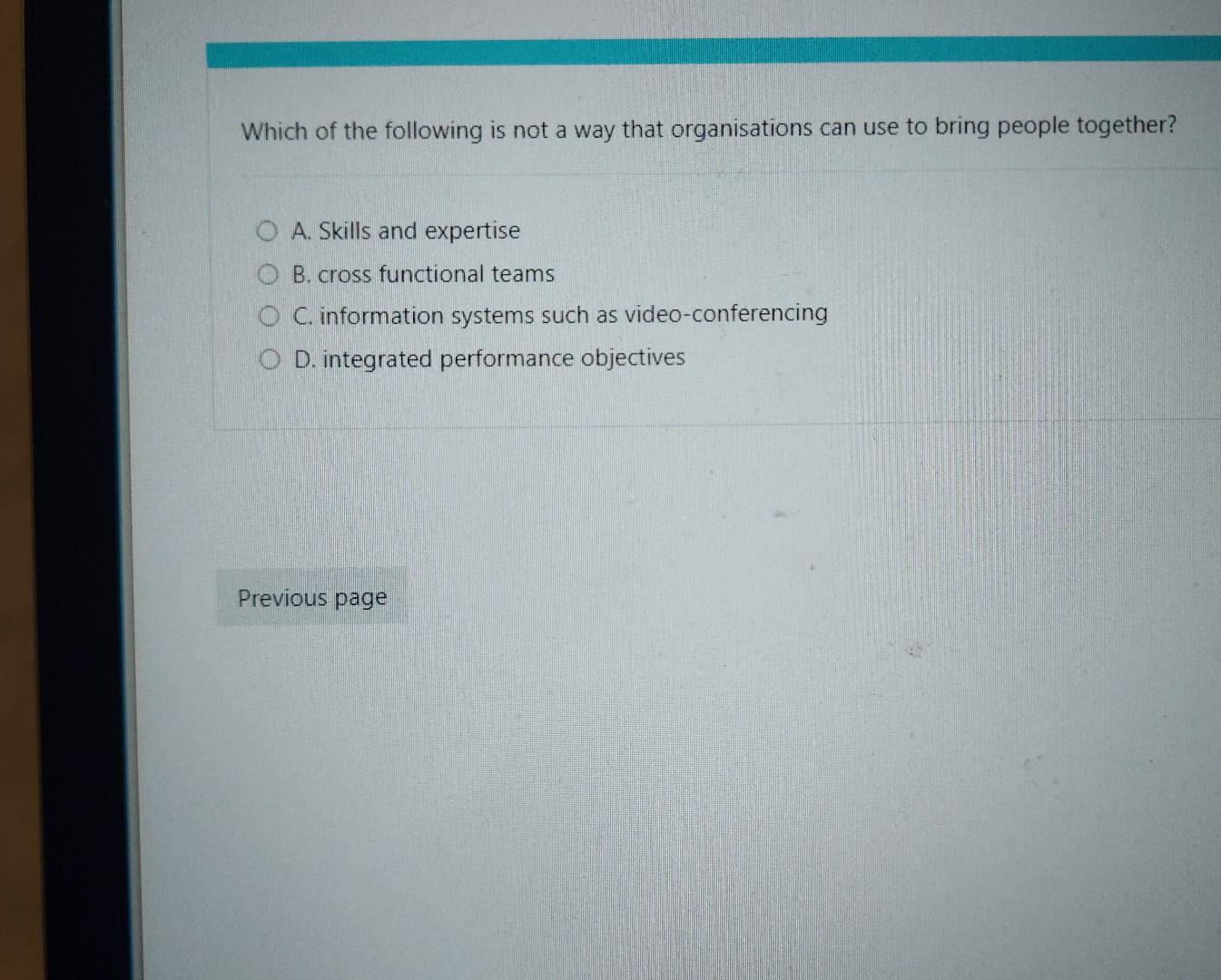 Which of the following cannot be associated with
