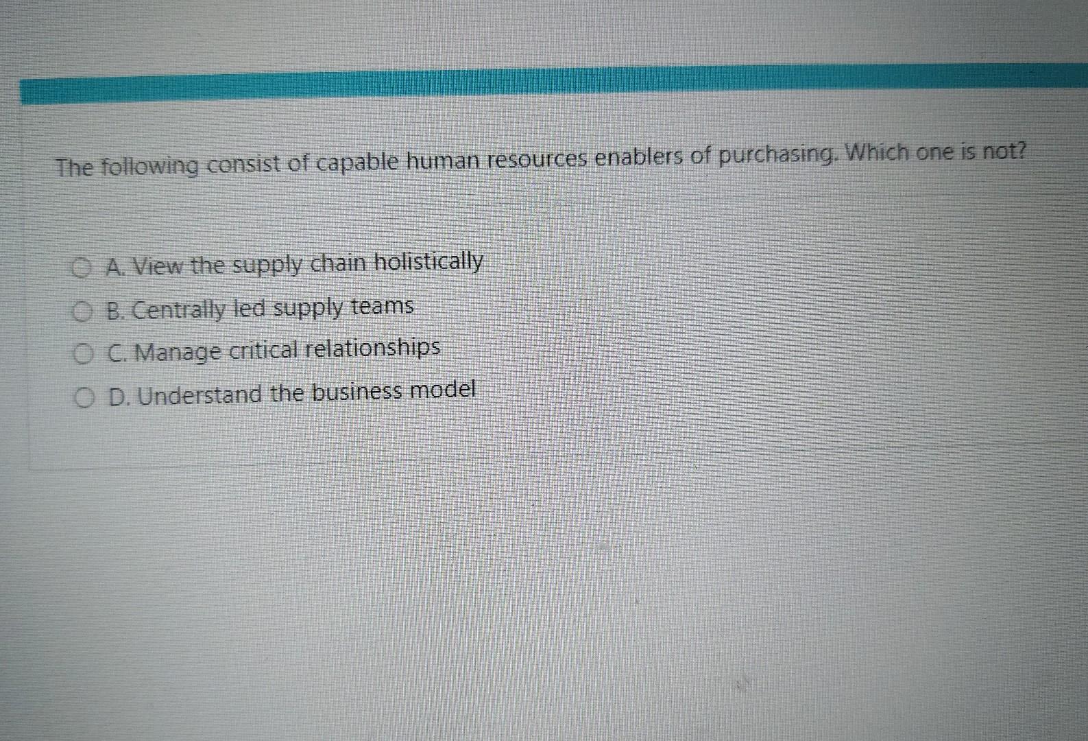 Which of the following cannot be associated with