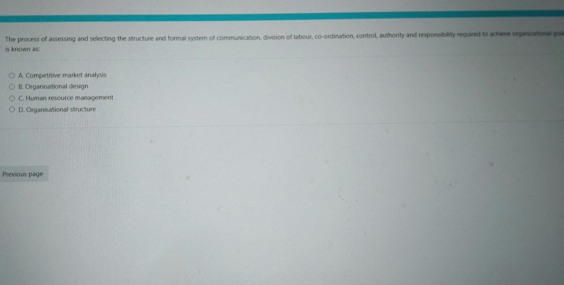 In the following list, identify the on element