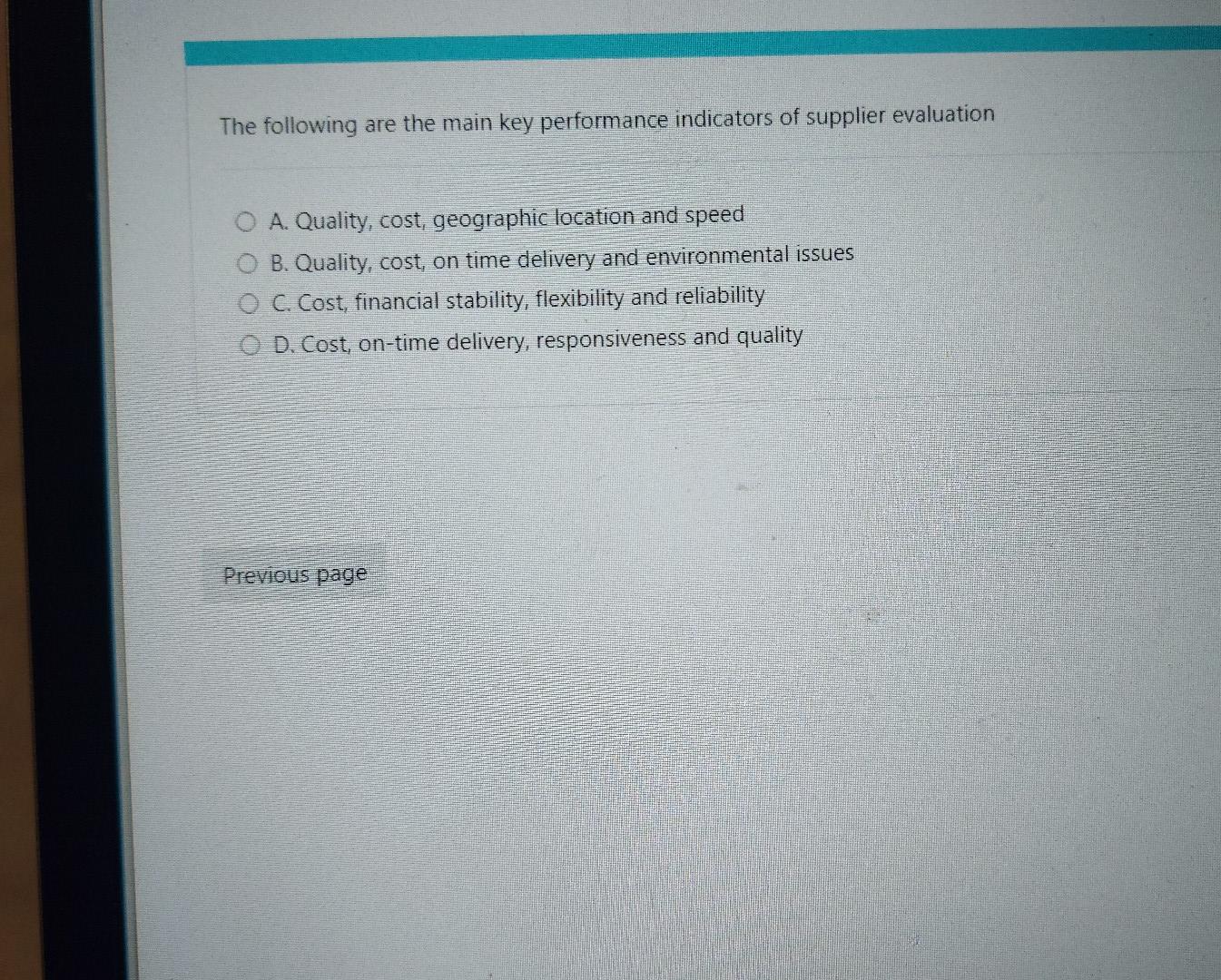 In the following list, identify the on element