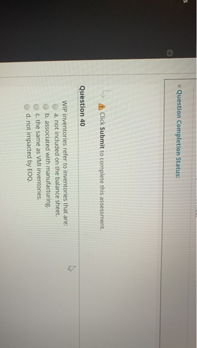 Force Completion Once started, this test must be