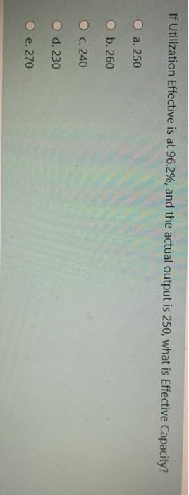 If Utilization Effective is at 96.2%, and the