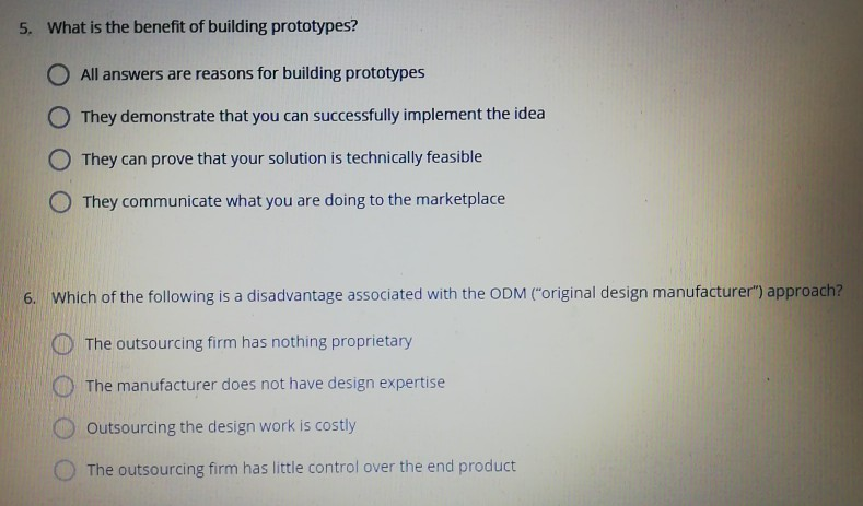 9. What type of prototype would be a good