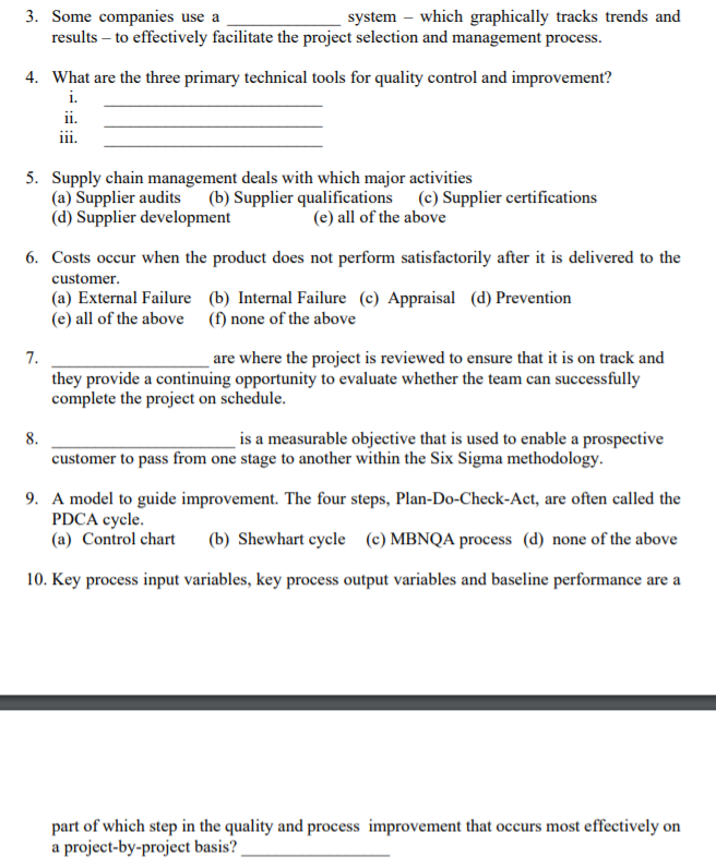 3. Some companies use a system - which