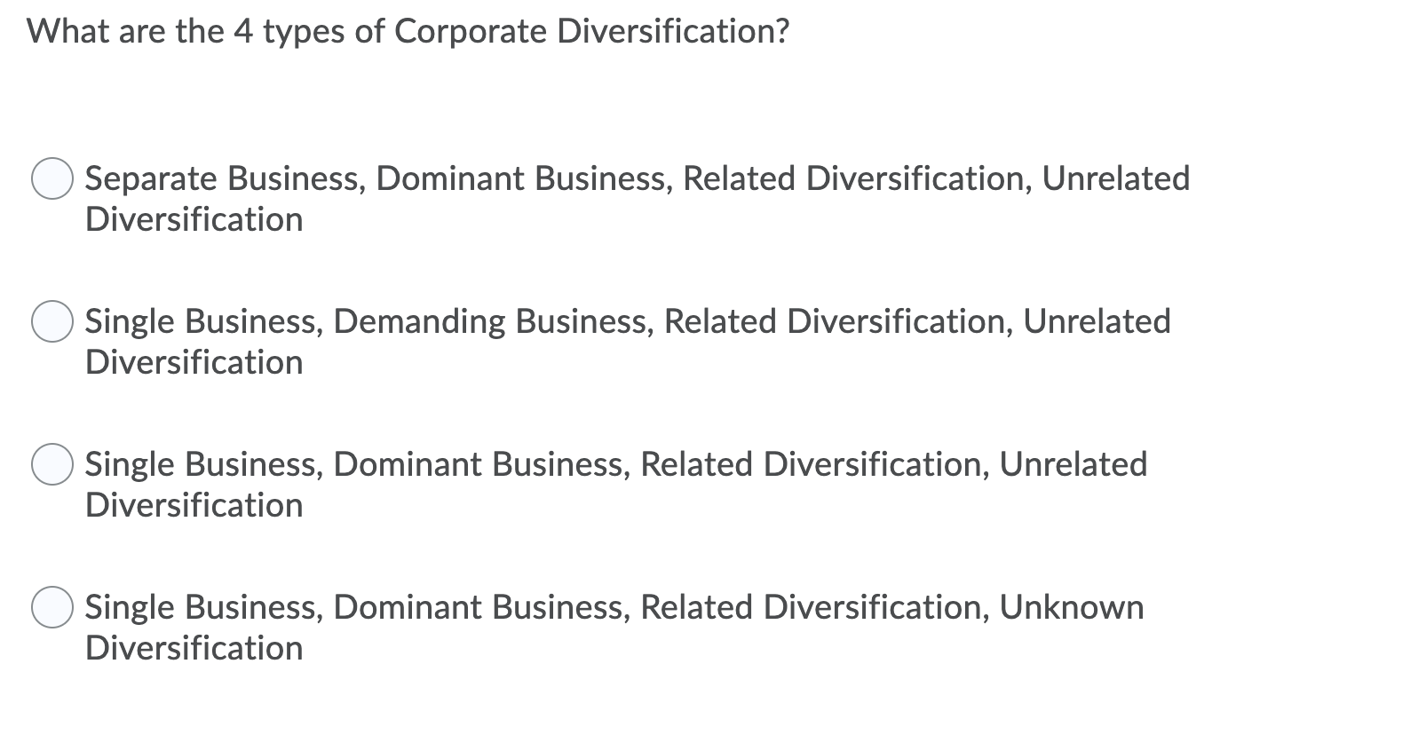 What are the 4 types of Corporate