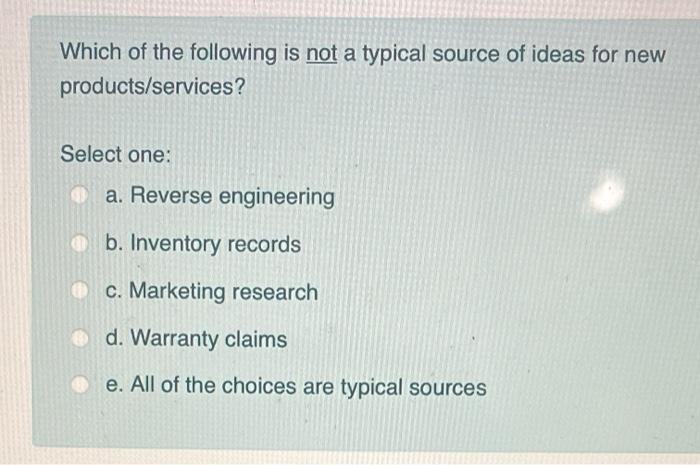 Which of the following is not a typical source of