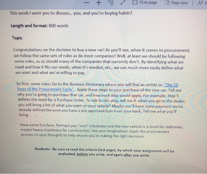 Fit to page Page view AR - + This week I want you