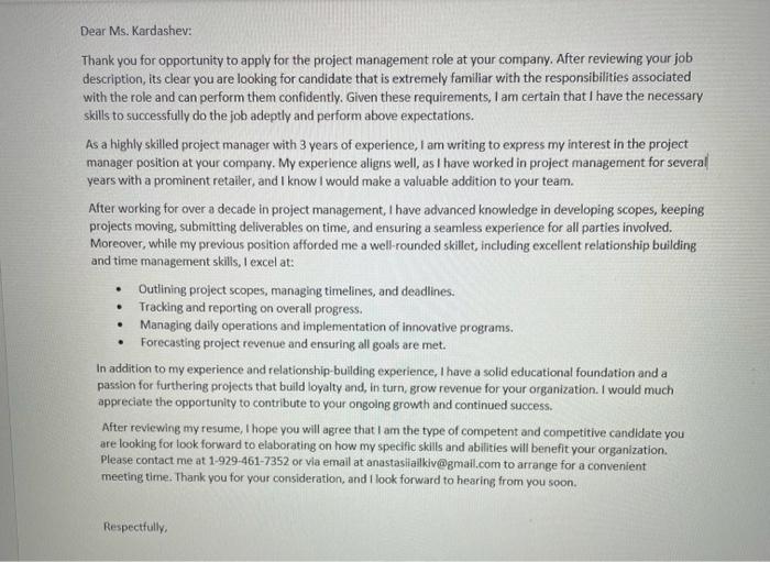 pleace create resume based on this information,