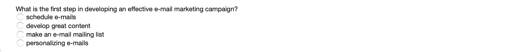 What is the first step in developing an effective