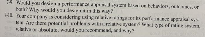 Questions 7-9 & 7-10 7-9. Would you design a