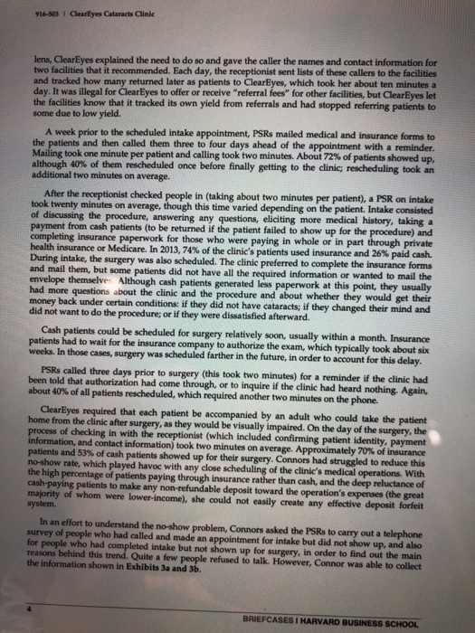 Case Study and Exhibit #2 please please help me