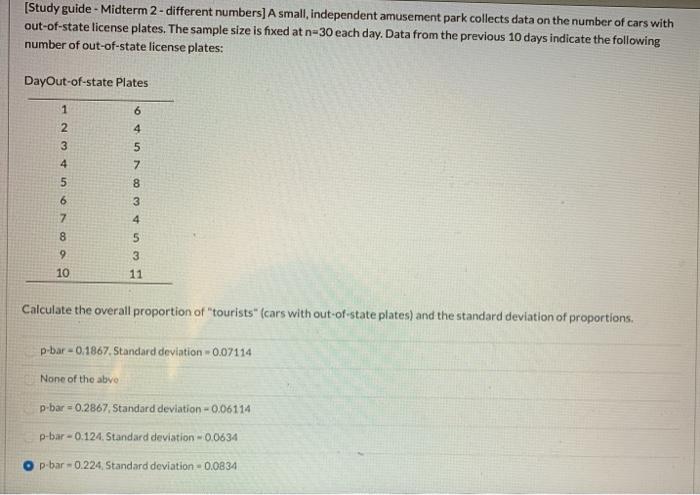 [Study guide - Midterm 2-different numbers] A