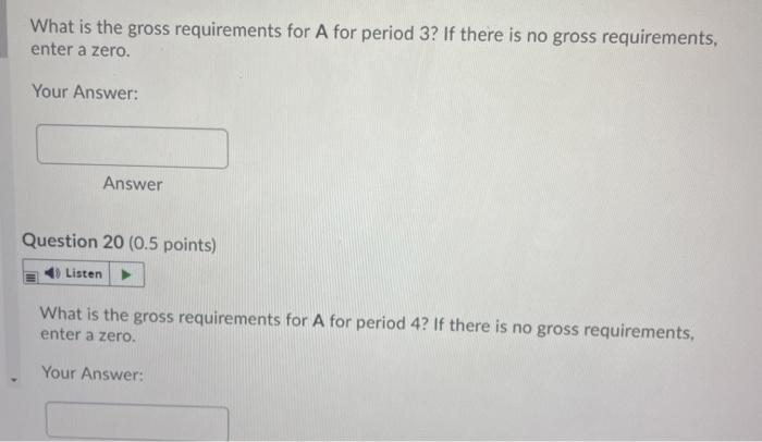 Use the following inventory information for the