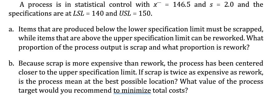 146.5 and s = 2.0 and the A process is in