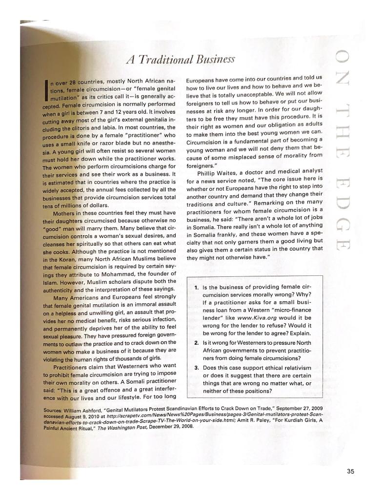 a)Case study 1: Refer to book page no. 35. Case